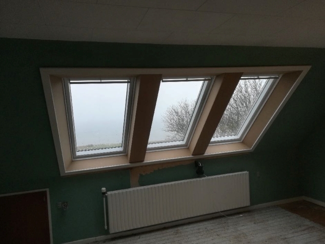 Nye vinduer i hus