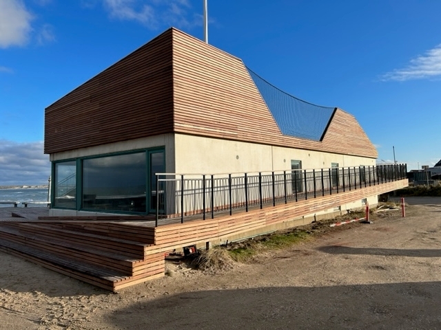 Udvendig renovering af centerbygning